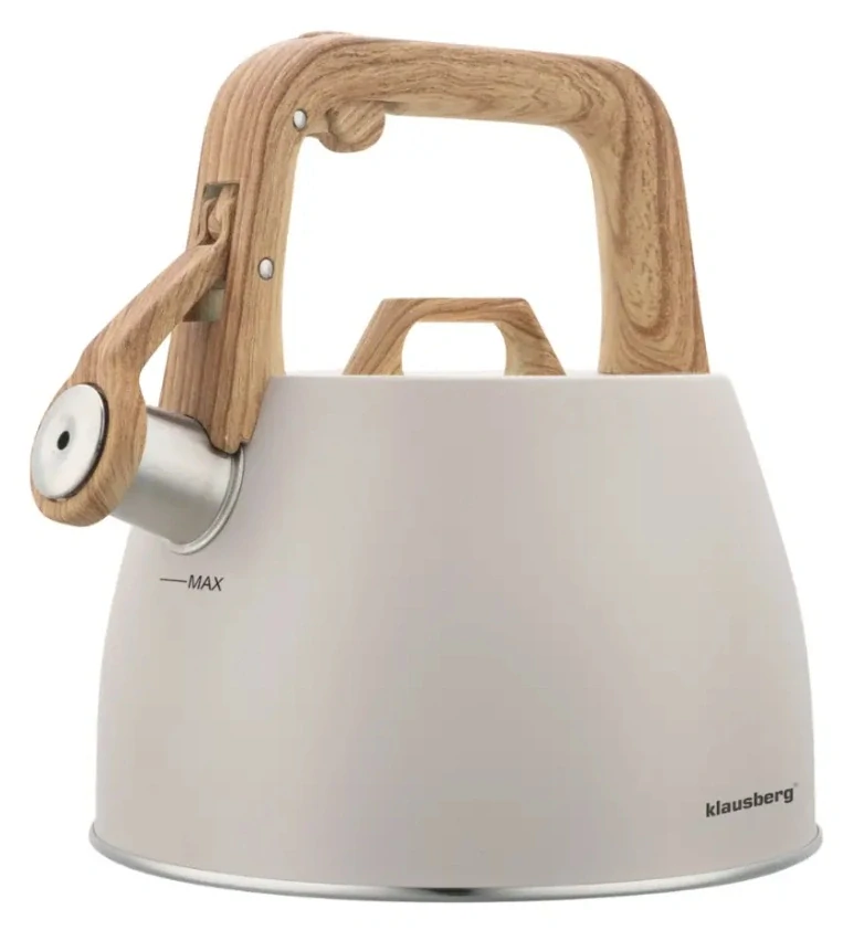 Pískací konvice na indukci Klausberg KB-7917 - 2,5l - béžová