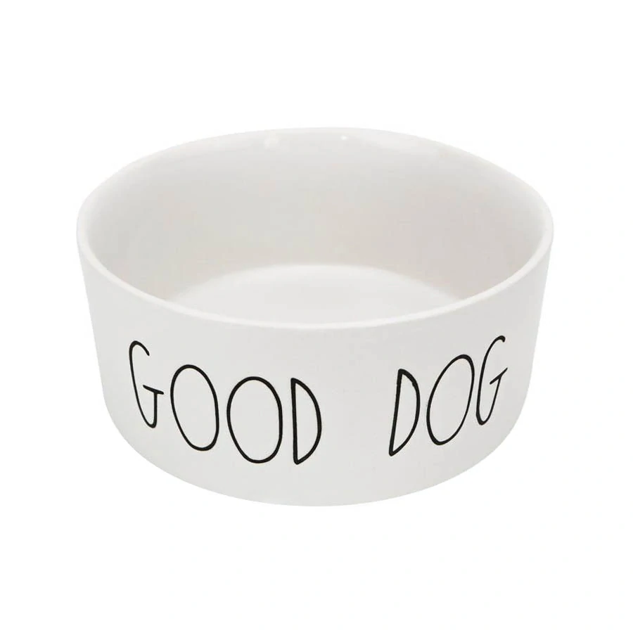 Keramická miska pro psy KARI GOOD DOG 15,5 cm bílá