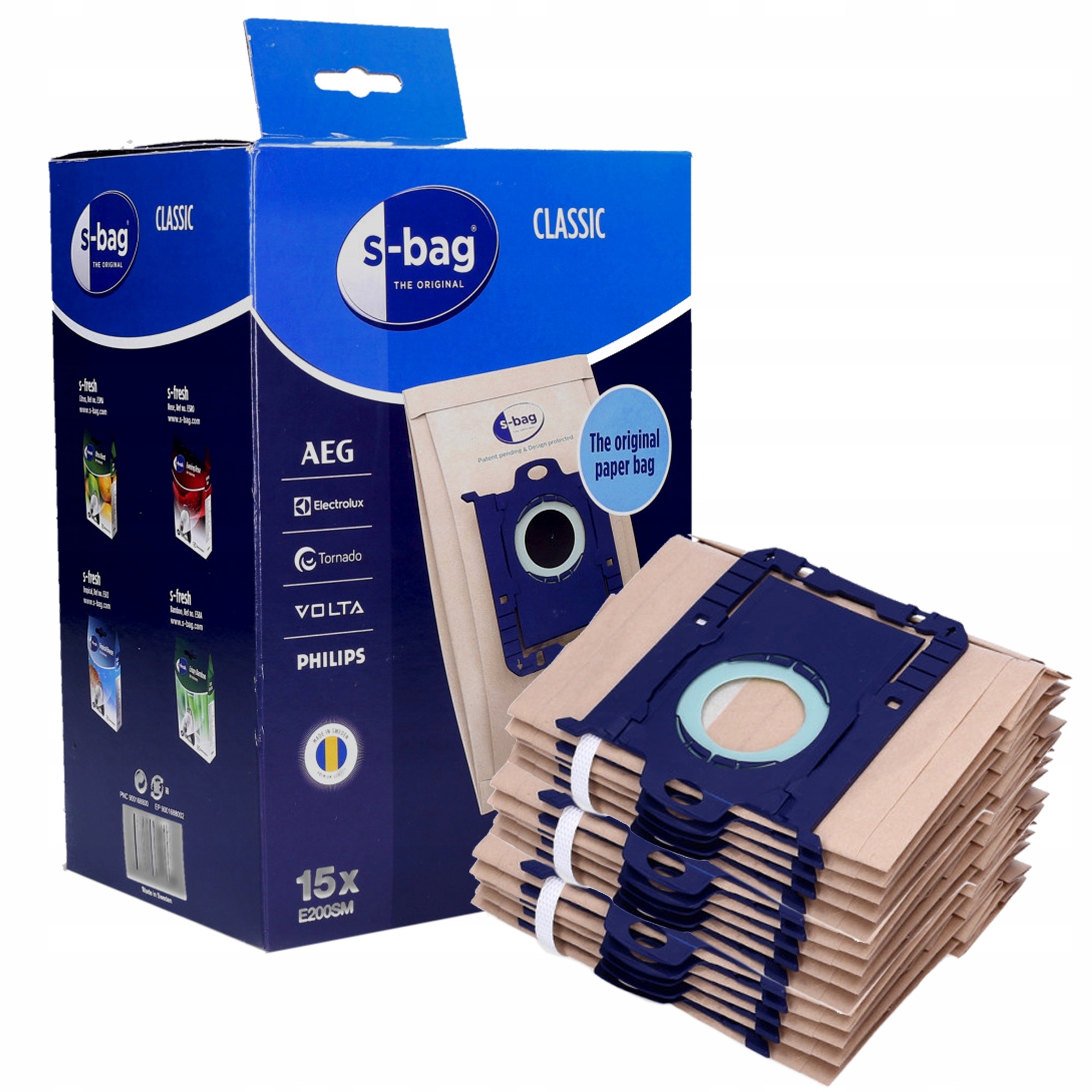 Sáčky do vysavače ELECTROLUX E200SM S-BAG - 15ks