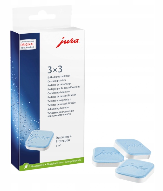 Odvápňovací tablety Jura 61848 - 9 ks