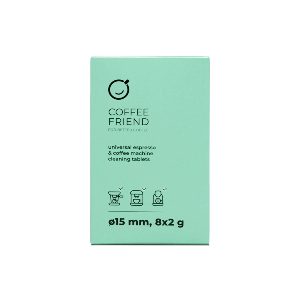 Čisticí tablety Coffee Friend 8×2 g (pro kávovary, univerzální)