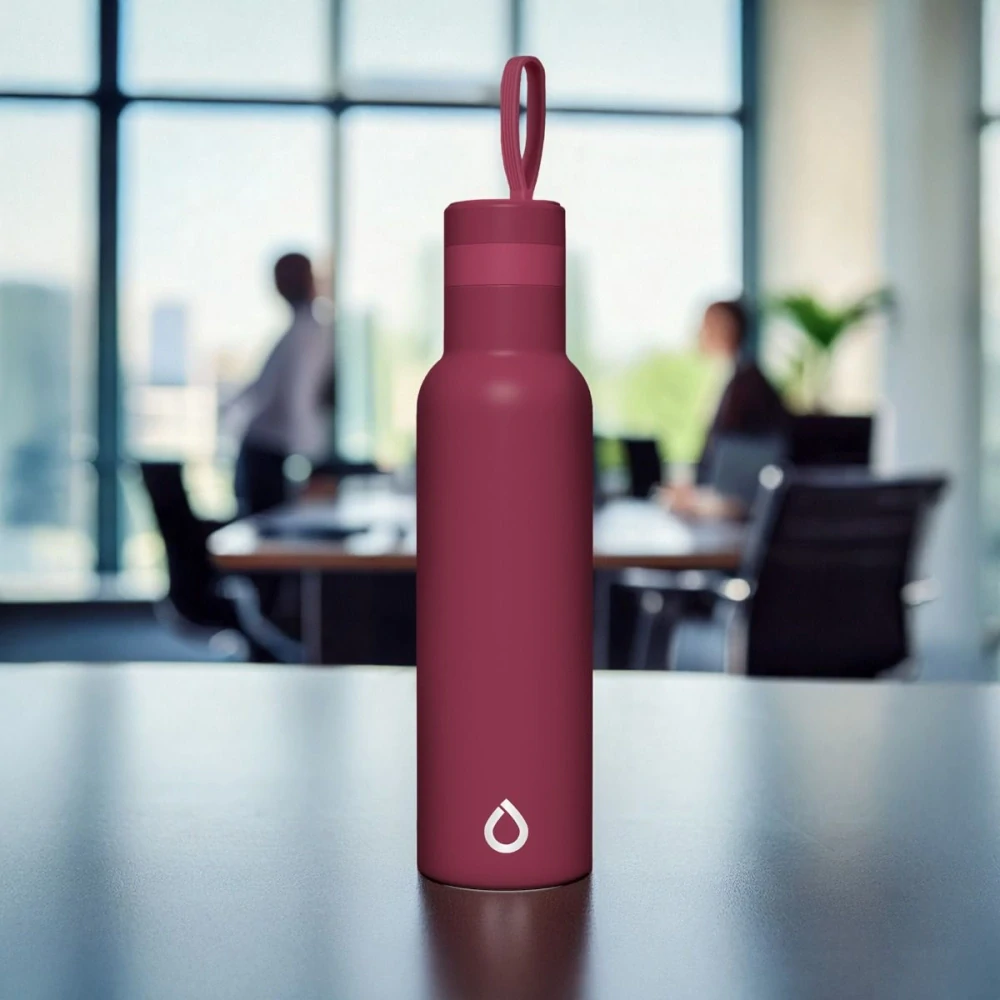 Termoska DAFI Thermal Bottle 0,5 l – burgundy nerezová láhev na teplé i studené nápoje