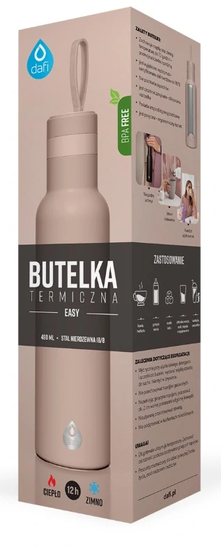 Termoska DAFI Thermal Bottle 0,5 l – latte nerezová láhev na teplé i studené nápoje