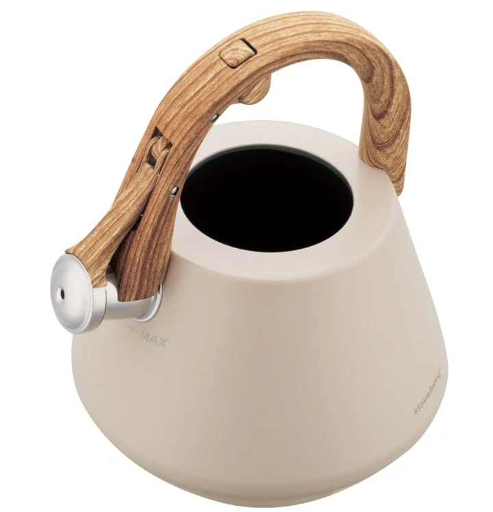 Pískací konvice na indukci Klausberg 2,5 l KB-7950 - béžová