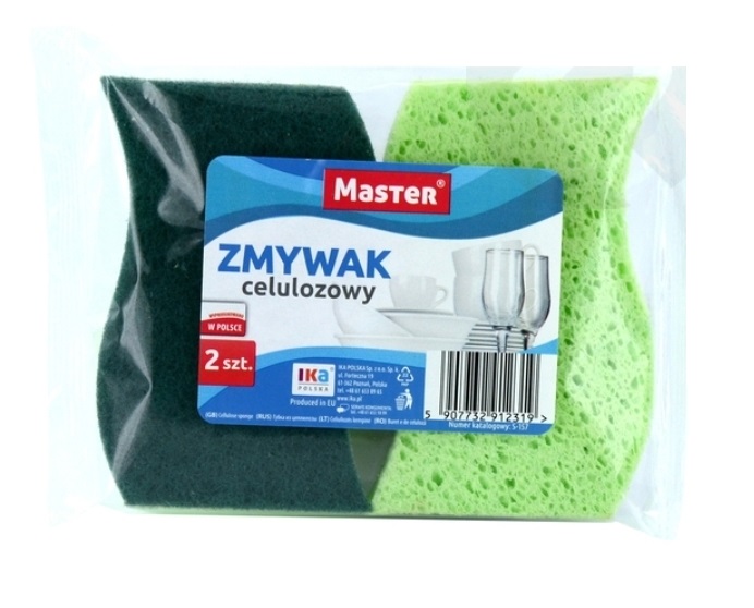 Master - 2 ks - celulózové houbičky na nádobí 