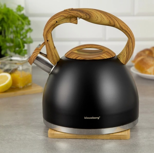 Klausberg konvice na sporák KB-7450 - 3l - černá matná