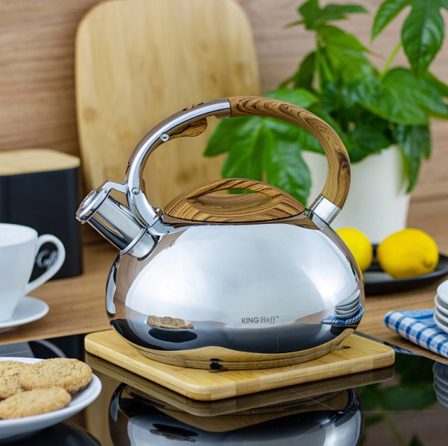 Pískací konvice na indukci King Hoff KH-3274 - 3l - chrom