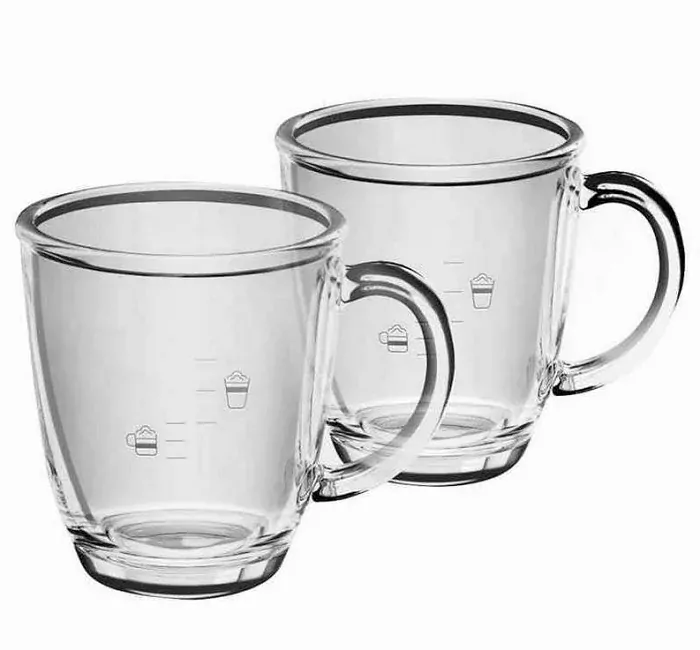 Krups XS801000 - skleněné šálky na cappuccino
