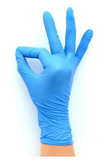 Master - nitrilové rukavice - modré - vel. S - 100 ks