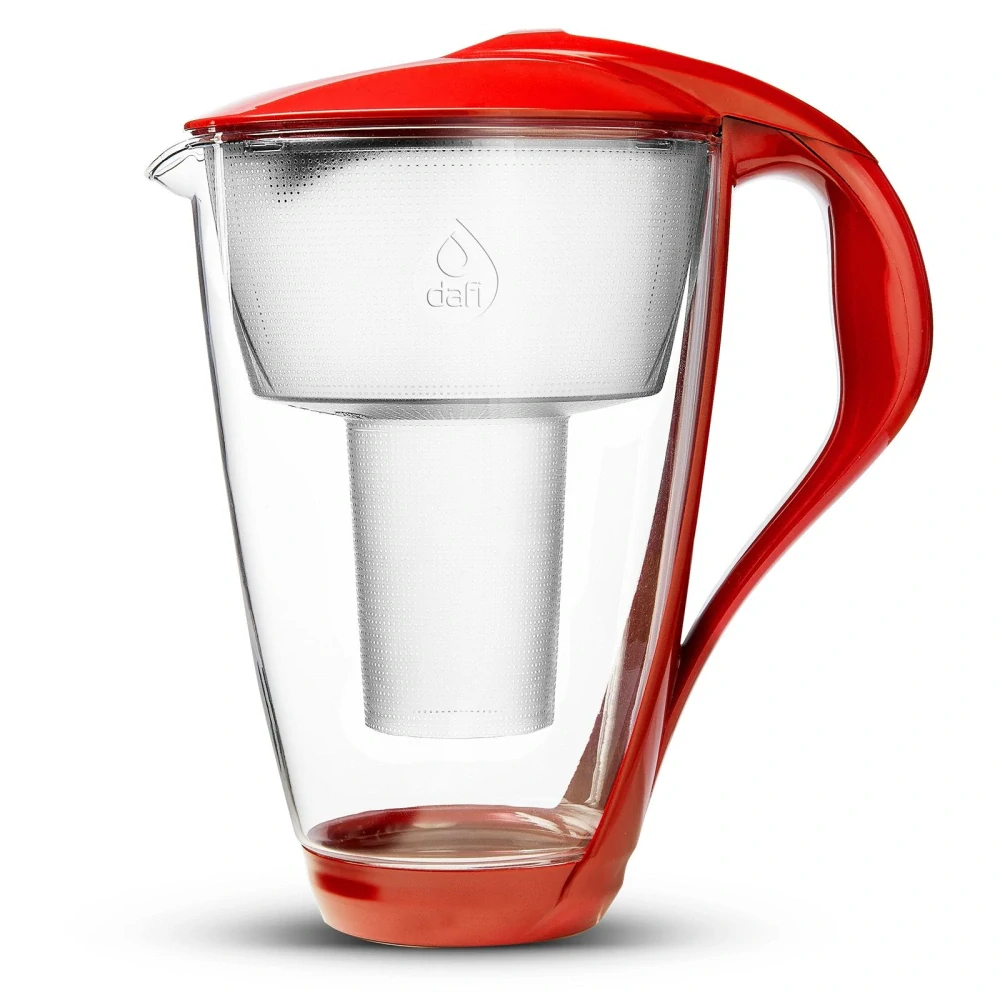 Dafi Crystal classic 2 l - červená + filtr zdarma