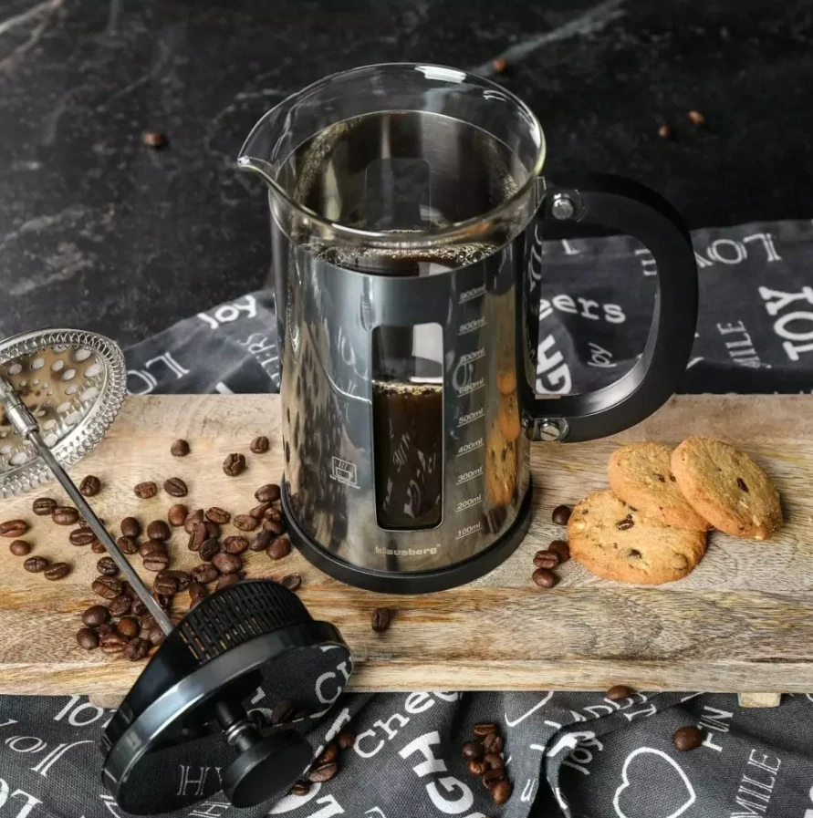 Klausberg KB-7704 – konvice 1l na kávu a čaj - french press 