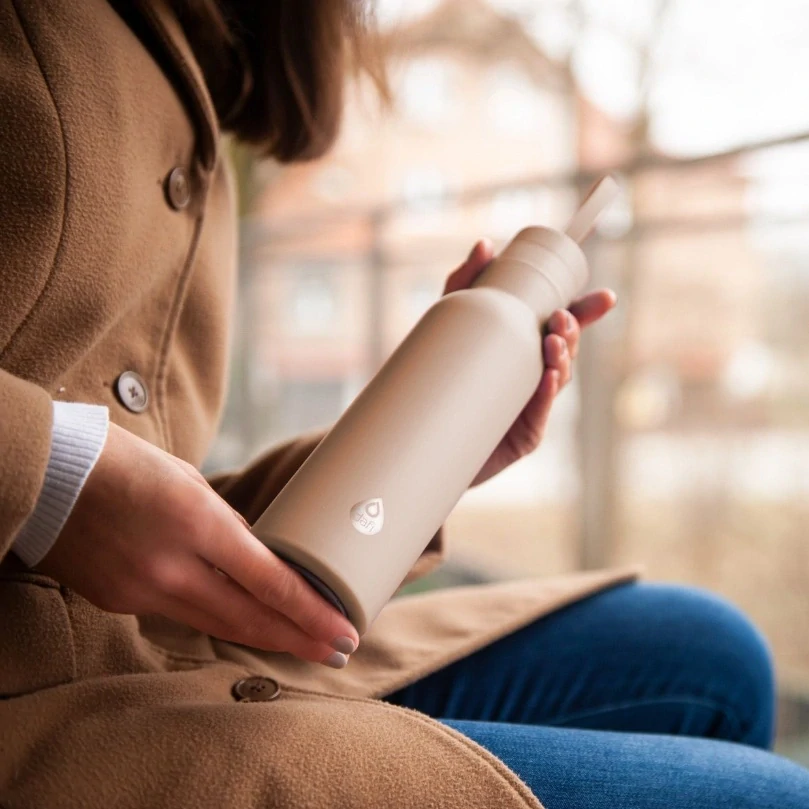 Termoska DAFI Thermal Bottle 0,5 l – latte nerezová láhev na teplé i studené nápoje
