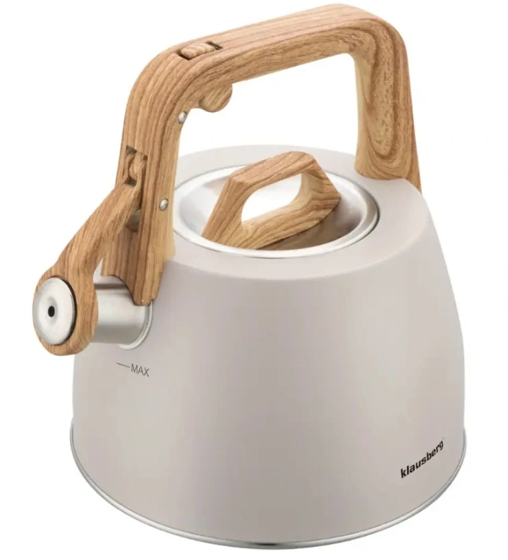 Pískací konvice na indukci Klausberg KB-7917 - 2,5l - béžová