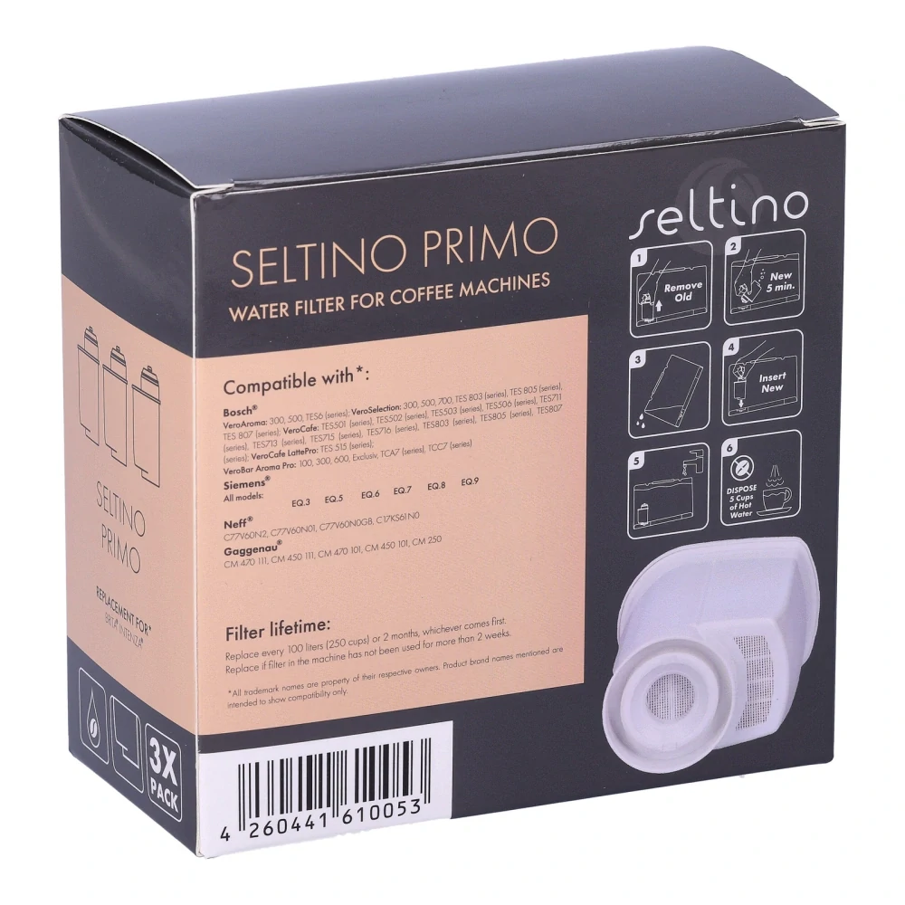 Vodní filtr Siemens TZ70003 3 ks (Seltino Primo, kompatibilní)