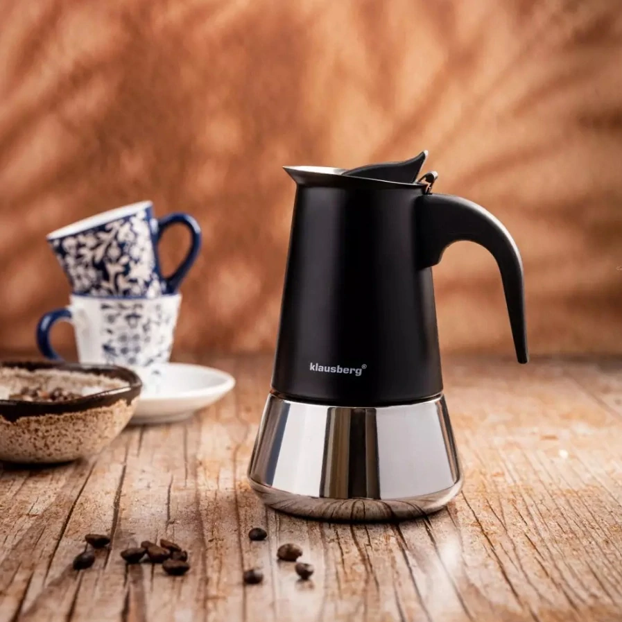 Moka konvice Klausberg KB-7844 200 ml – 4 šálky, na indukci