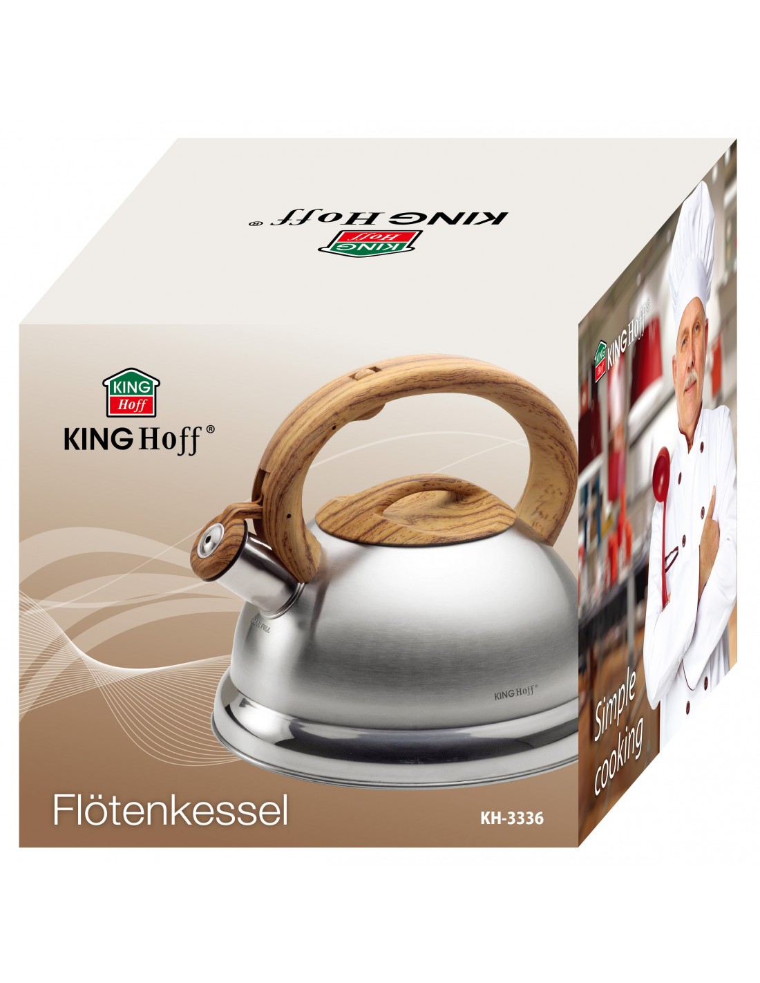 King Hoff konvice na sporák KH-3336 - 3l - nerez