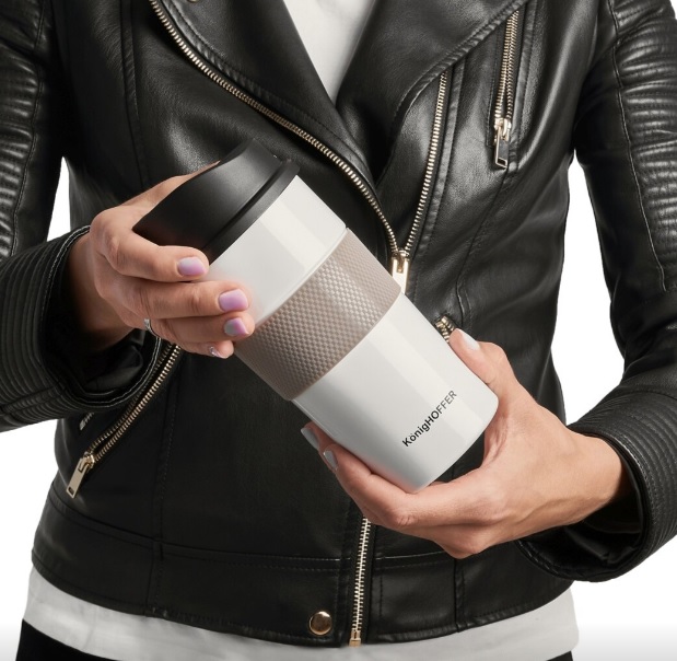 KonigHOFFER Elliot 0,44l - termohrnek bílý