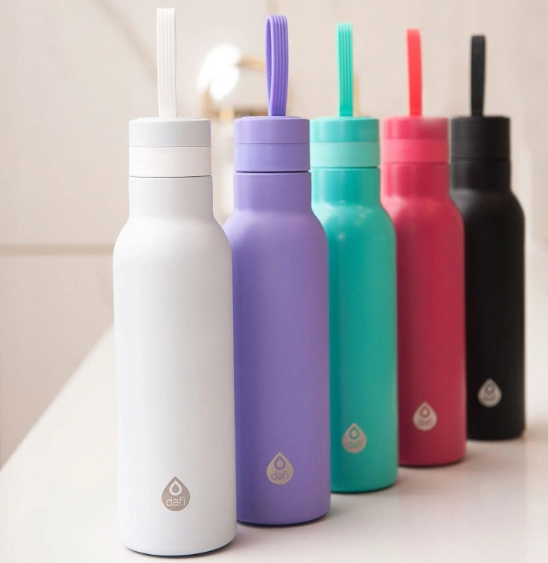 Termoska DAFI Thermal Bottle 0,5 l – burgundy nerezová láhev na teplé i studené nápoje