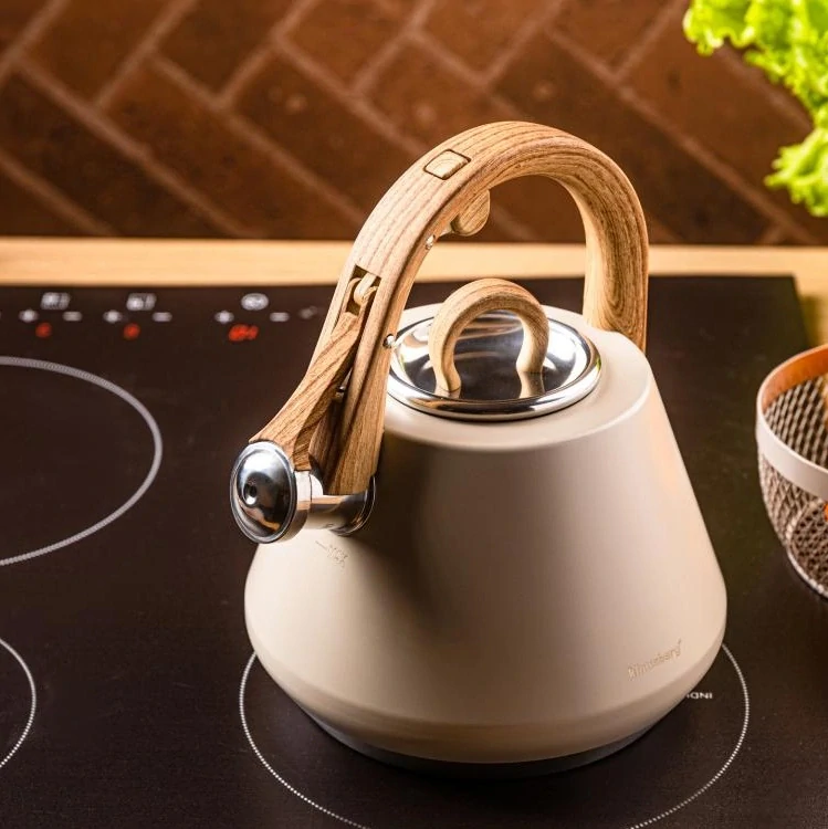 Pískací konvice na indukci Klausberg 2,5 l KB-7950 - béžová