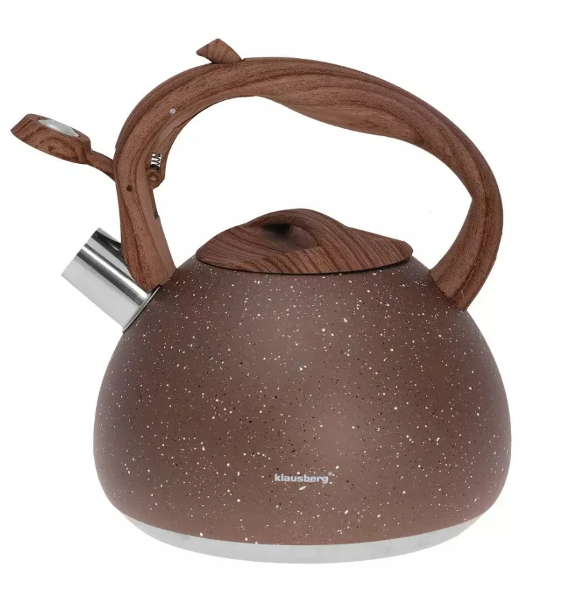 Pískací konvice na sporák Klausberg 2,8 l KB-7510 – hnědý mramor