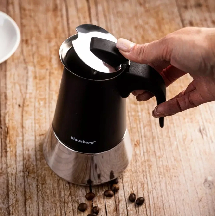 Moka konvice Klausberg KB-7844 200 ml – 4 šálky, na indukci
