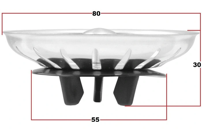 Nerezové sítko do dřezu Franke - 3 body