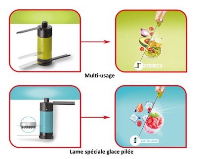 Tefal K1321224 - sekáček na potraviny - ruční mixér - 900 ml