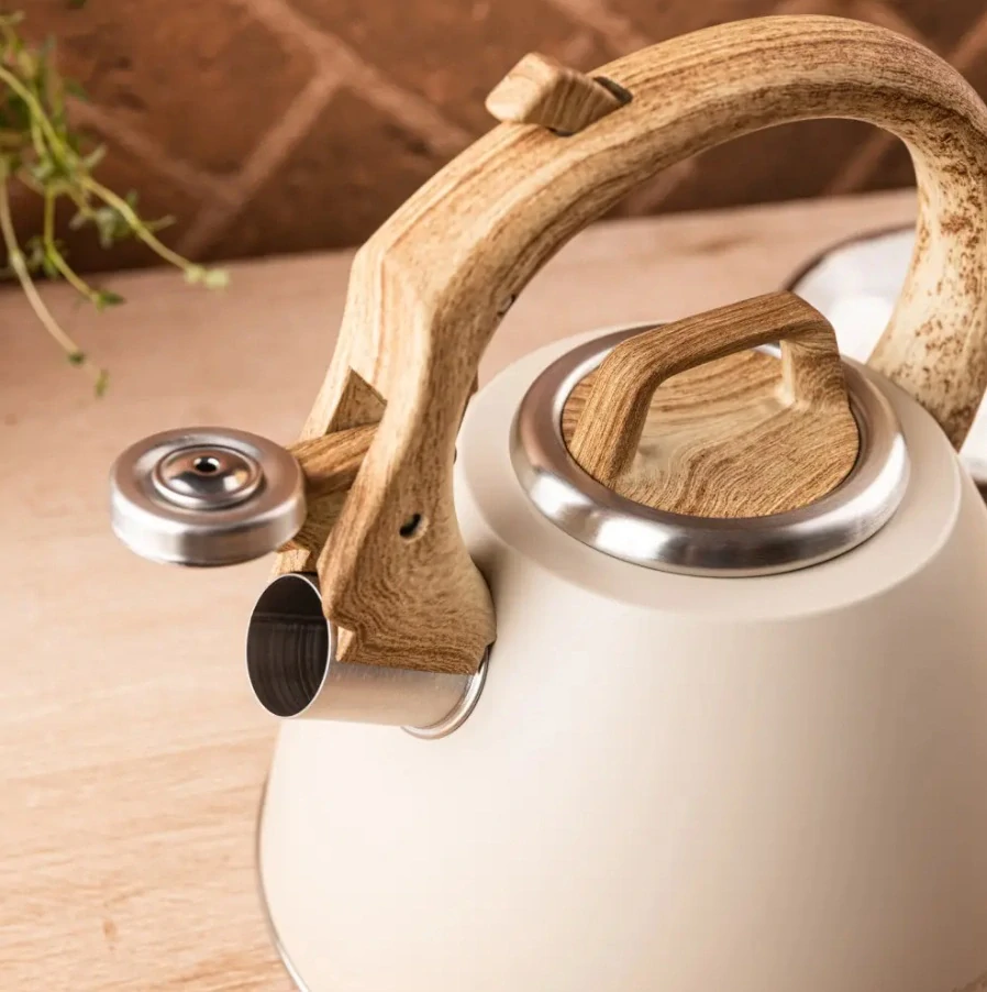Pískací konvice na sporák Klausberg 2,5 l KB-7954 – béžová
