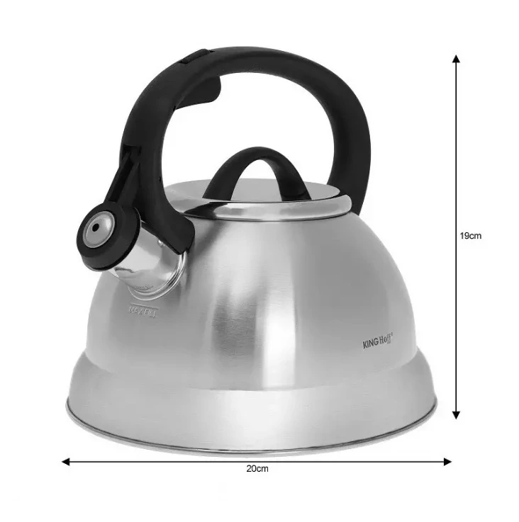 Pískací konvice na indukci King Hoff 2,2l KH-3774 - nerezová