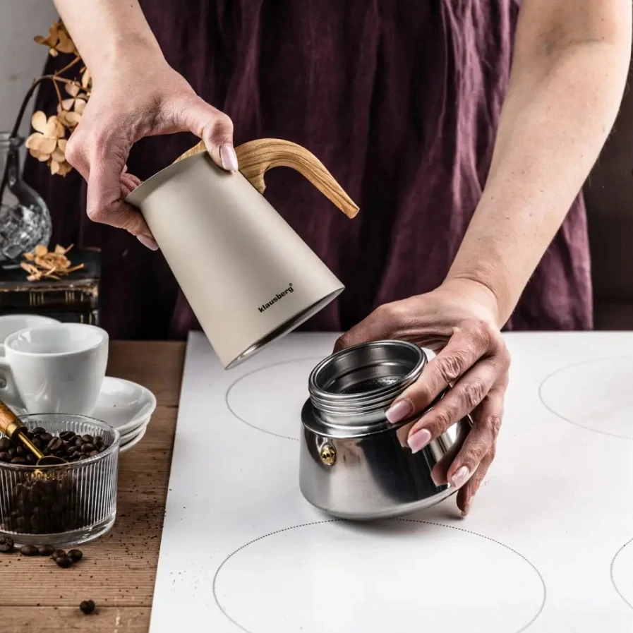 Moka konvice Klausberg KB-7995 300 ml – 6 šálků, na indukci