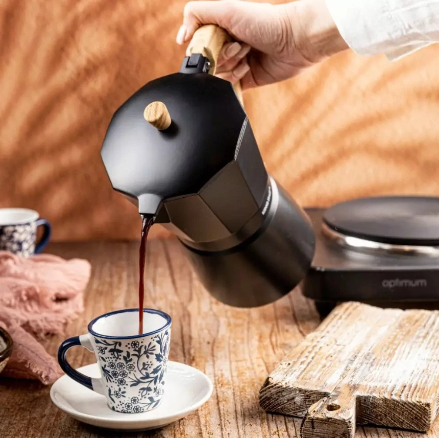 Moka konvice KINGHoff KH-1886 300 ml - 6 šálků, na indukci