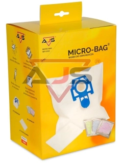 AJS Micro S-BAG - sáčky pro vysavače Zelmer Clarris, Cobra, Elf - 12 ks + 1x filtr + 3x vůně