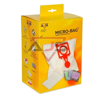 AJS Micro S-BAG - sáčky pro vysavače Zelmer Jupiter, Magnat, Solaris - 12 ks + 1x filtr + 3x vůně