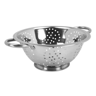 Kinghoff nerezový cedník KH-1235 - Ø24 cm  – na těstoviny, zeleninu a ovoce