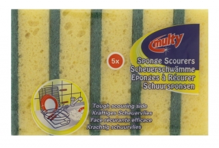 Houbičky na nádobí Multy (10x7x3 cm) - 5 ks 