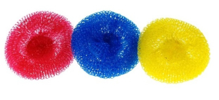 Drátěnka plastová - 3 ks 