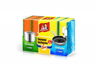 Houbičky na nádobí Duo JAN - 5 ks 