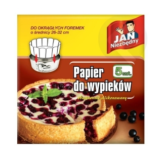 Kulatý pečící papír FINO - Ø 26-32 cm - 5ks