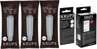 Krups Claris F08801 + XS3000 + F054 (kompletní sada údržby kávovaru)