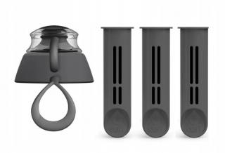 Dafi náhradní filtr 3 ks + víčko do filtrační láhve - černá