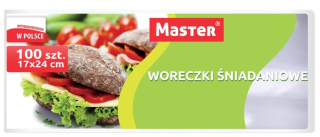 Master - 17x24 cm - 100 ks - sáčky na svačinu 