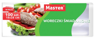 Master - 18x28 cm - 100 ks - sáčky na svačinu 
