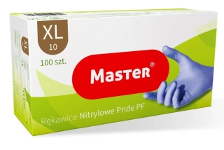 Master - nitrilové rukavice - modré - vel. XL - 100 ks